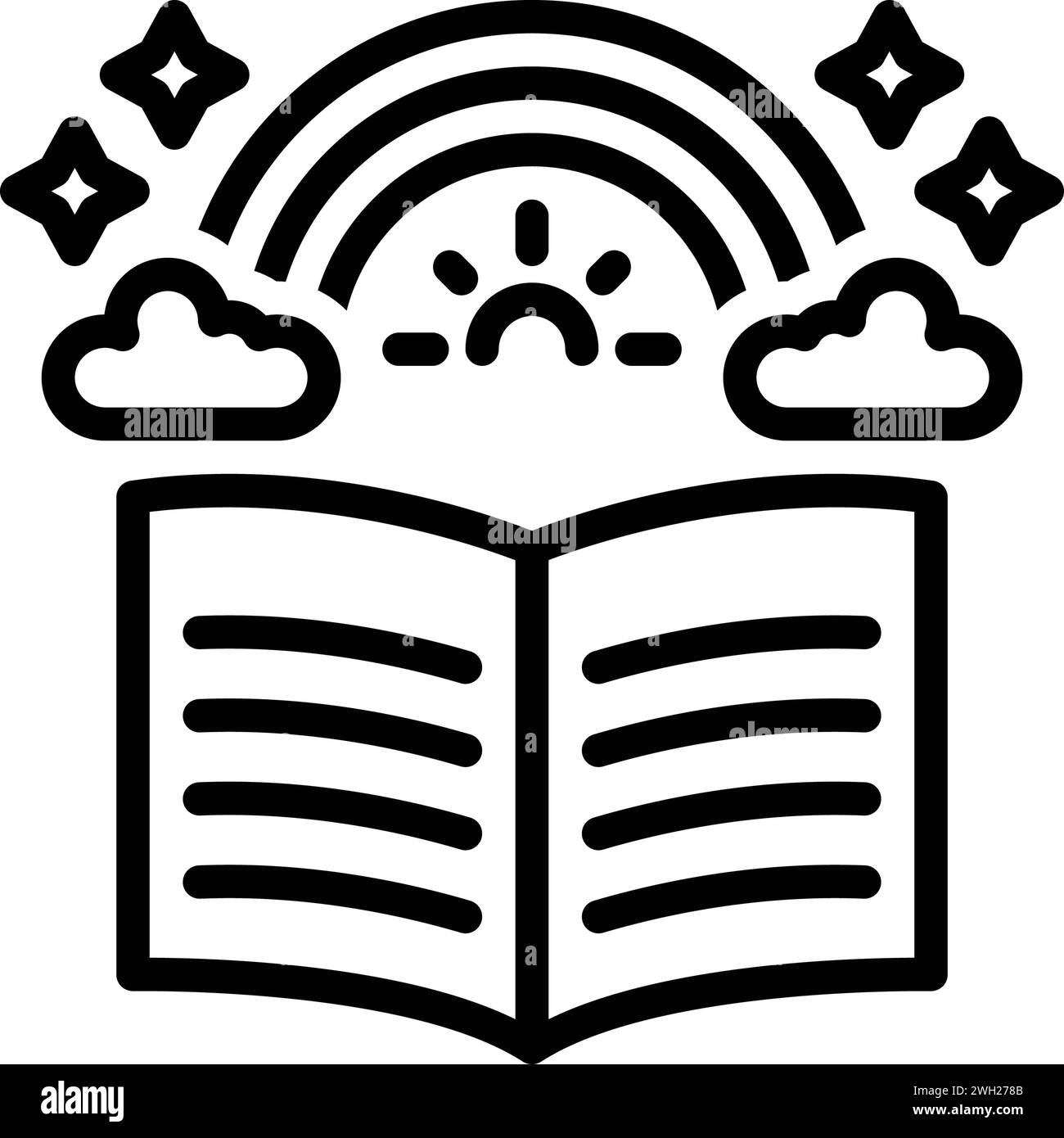 Stories vector vectors Black and White Stock Photos & Images - Alamy