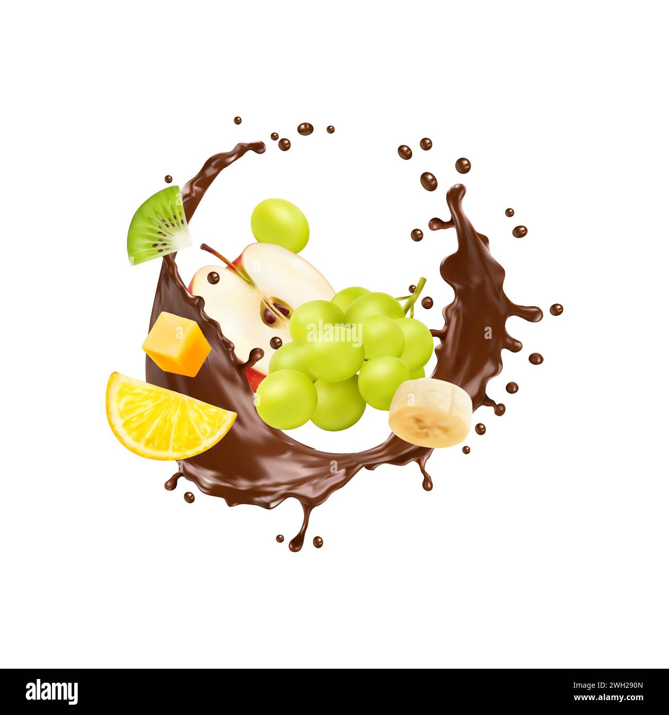 mango-mousse-stock-vector-images-alamy