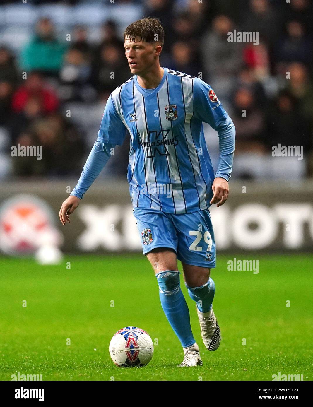 Coventry City's Victor Torp during the Emirates FA Cup fourth round