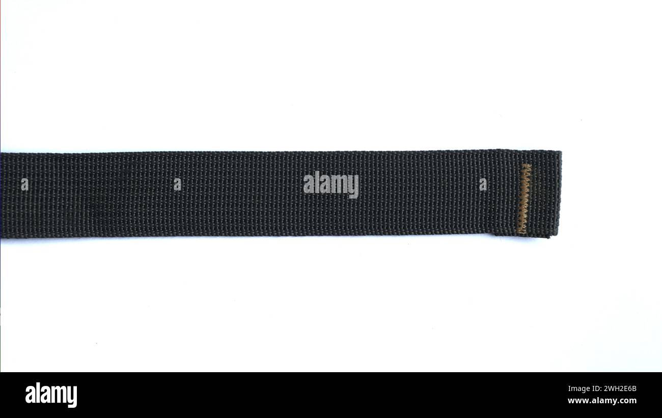 Backpack straps protected on white background Stock Photo