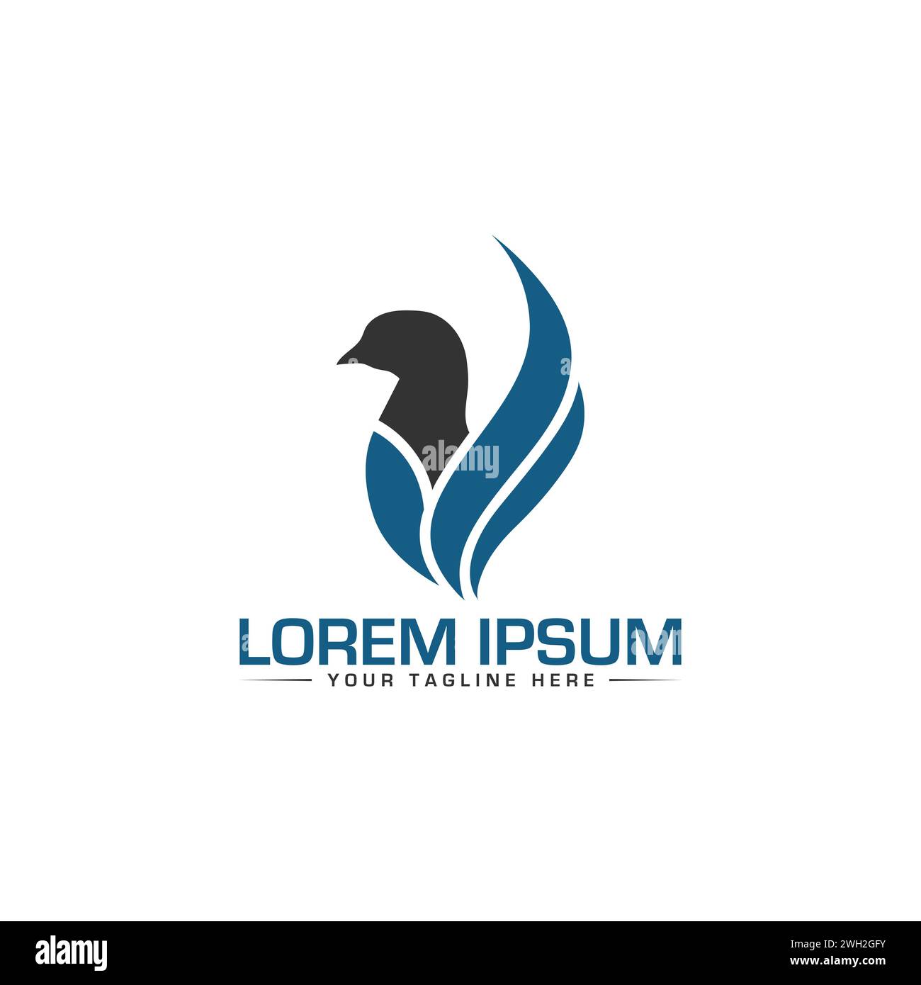 Bird Logo Design. Creative Flying Bird Logo Design Stock Vector Image ...