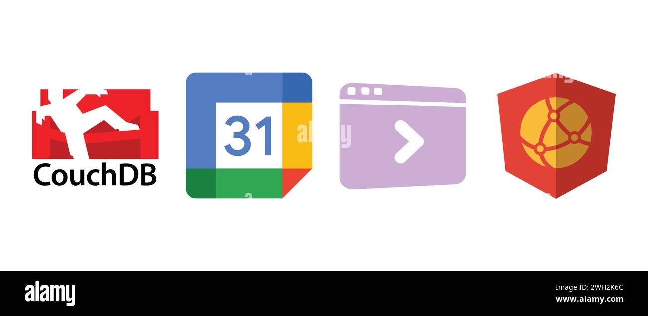 Hosted Graphite, Chartblocks, Netscape, Pivotal Tracker. Vector