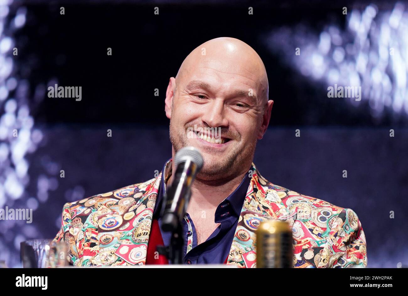 File photo dated 16-11-2023 of Tyson Fury, who has scotched speculation of an impending retirement from boxing as he mapped out a five-fight plan, including a couple of showdowns against British rival Anthony Joshua. Issue date: Wednesday February 7, 2024. Stock Photo
