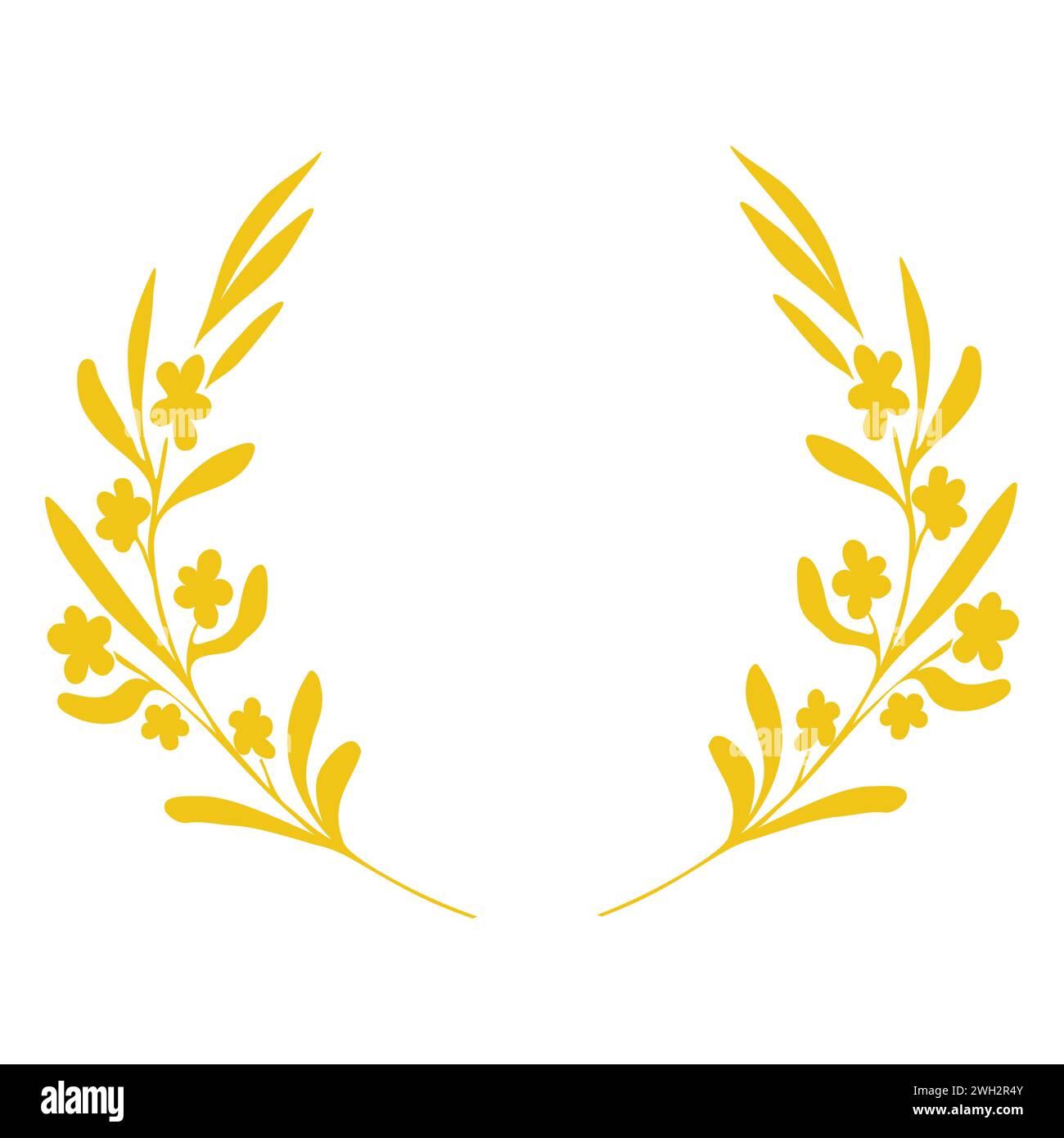 Long leaves of flowers hi-res stock photography and images - Alamy