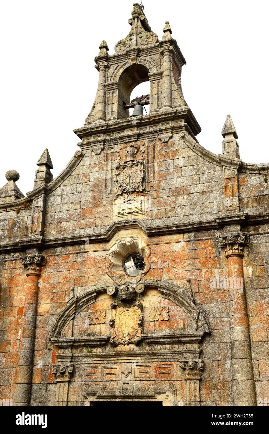 Puebla de Sanabria, San Cayetano hermitage (baroque 17th century). Zamora province, Castilla y Leon, Spain. Stock Photo