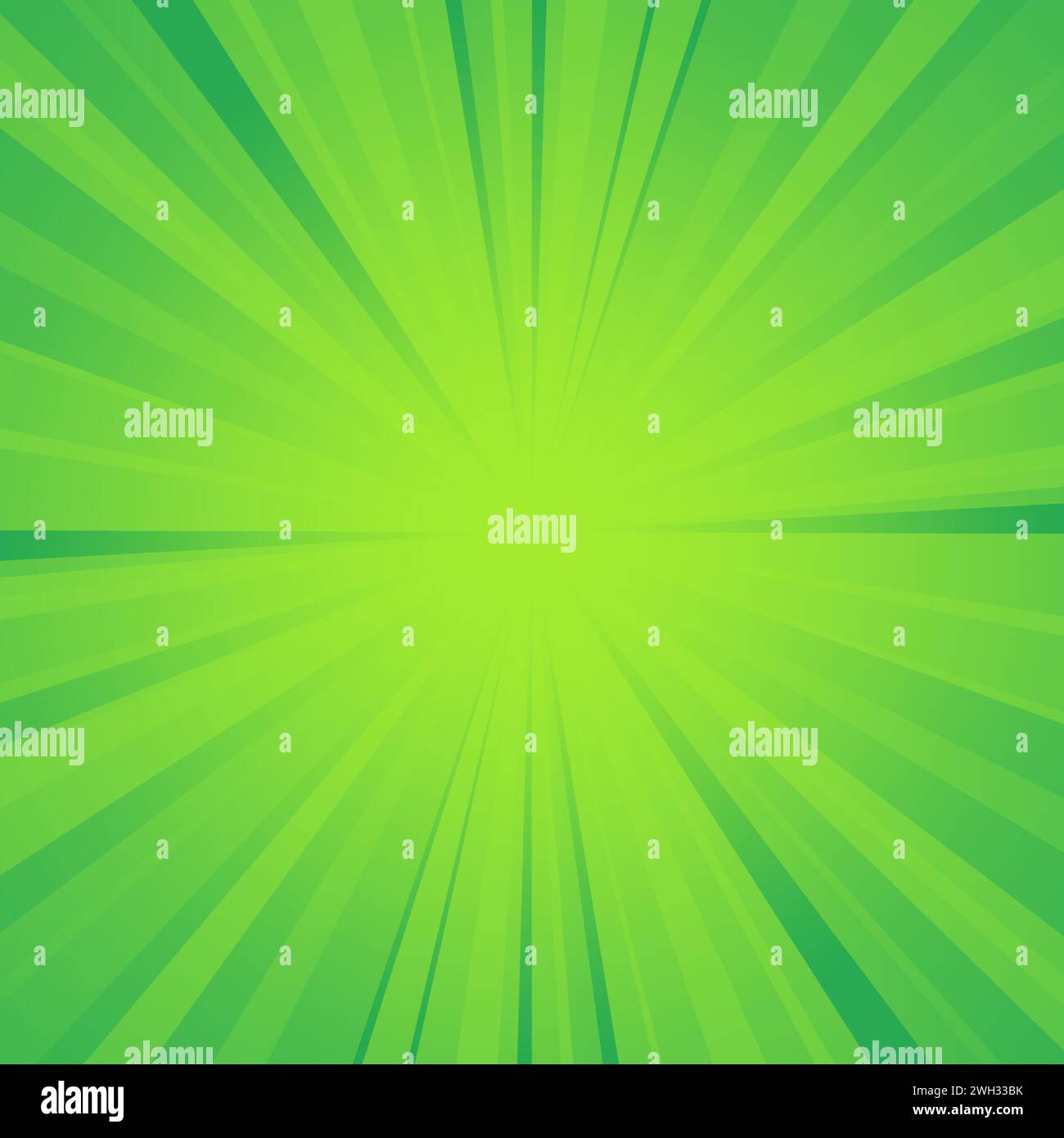 Abstract green background with sun ray. Summer concept vector ...