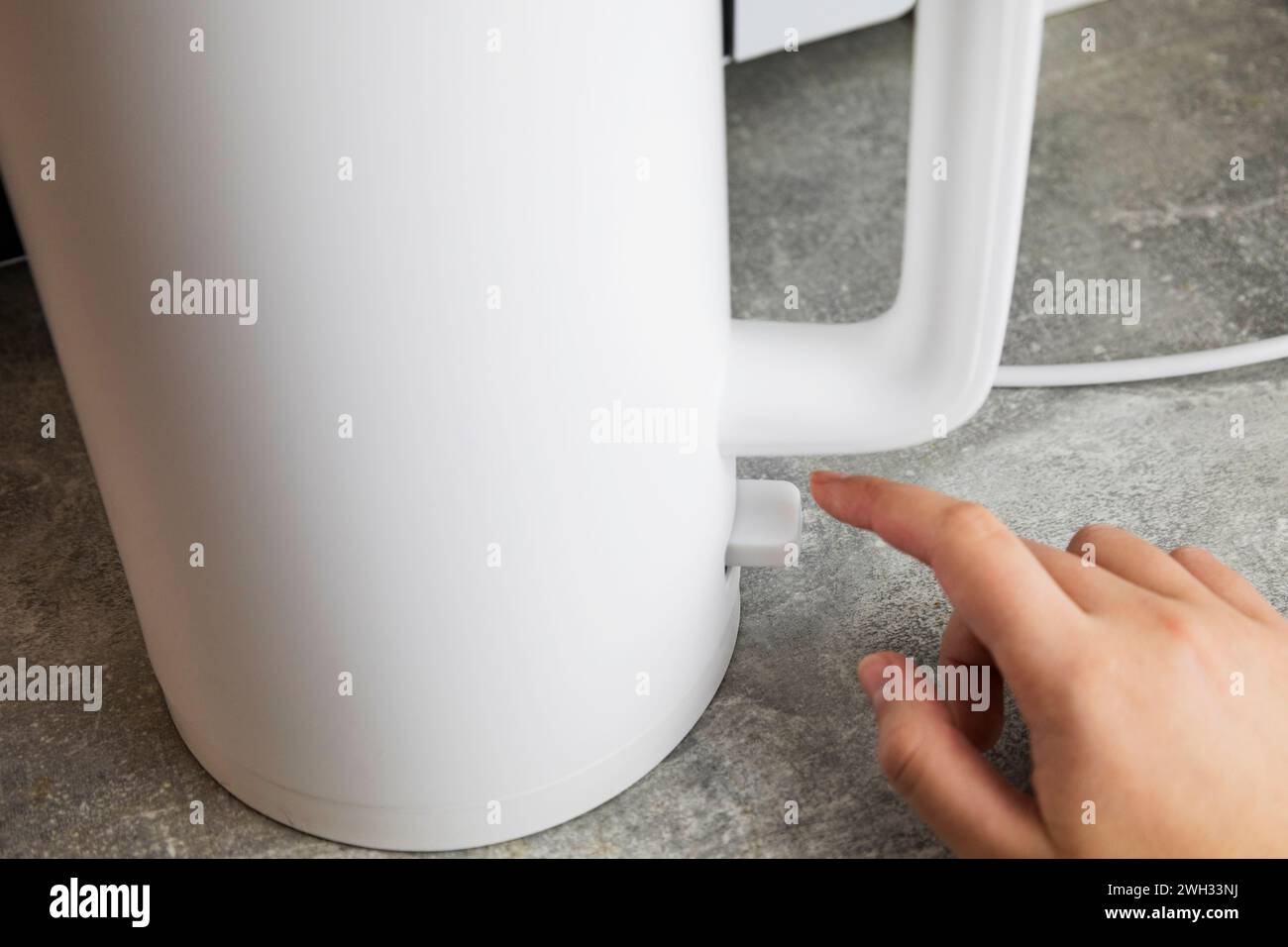 Includes an electric kettle for boiling water. Energy saving concept