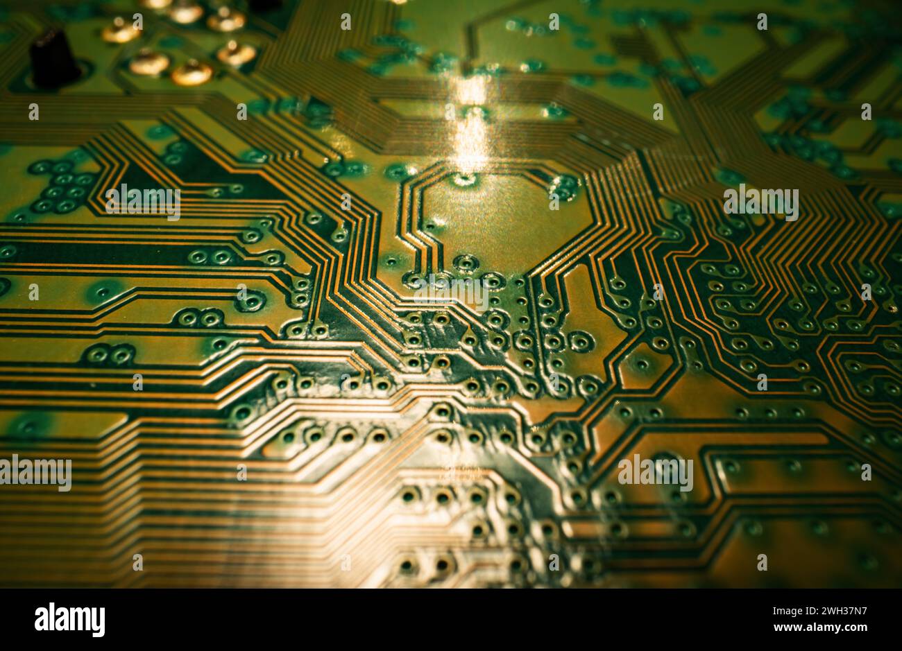 Technology background with circuit board. Electronic computer hardware ...