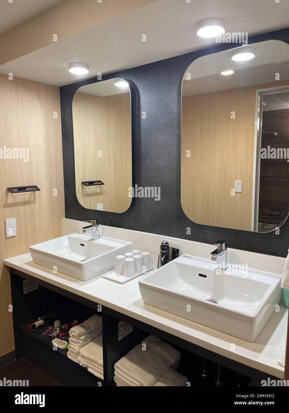 Japanese hotel room wet room bathroom Stock Photo Alamy