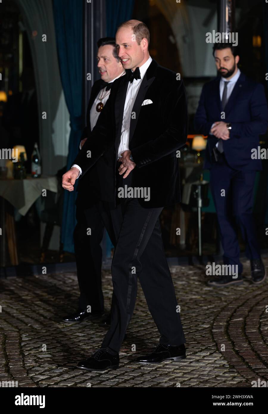 London UK January 7th 2024 The Prince Of Wales Attending The London   London Uk January 7th 2024the Prince Of Wales Attending The Londons Air Ambulance Charity Gala Dinner At The Owo Credit Doug Petersempicsalamy Live News 2WH3XWA 