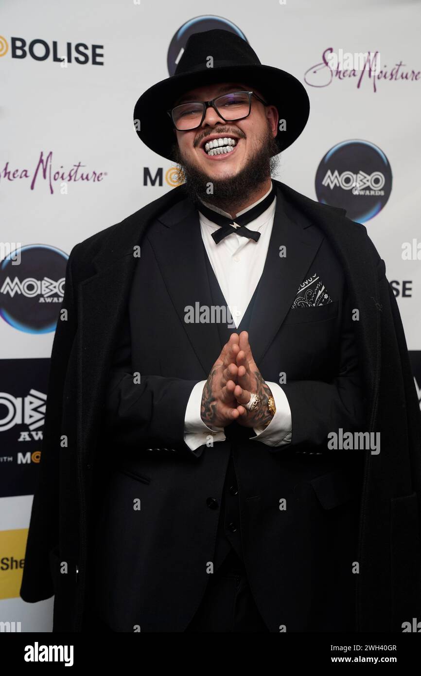 Potter Payper at the Mobo Awards, at the Utilita Arena Sheffield