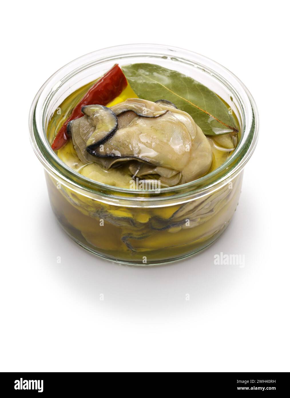 homemade marinated oysters in olive oil, Japanese food Stock Photo Alamy