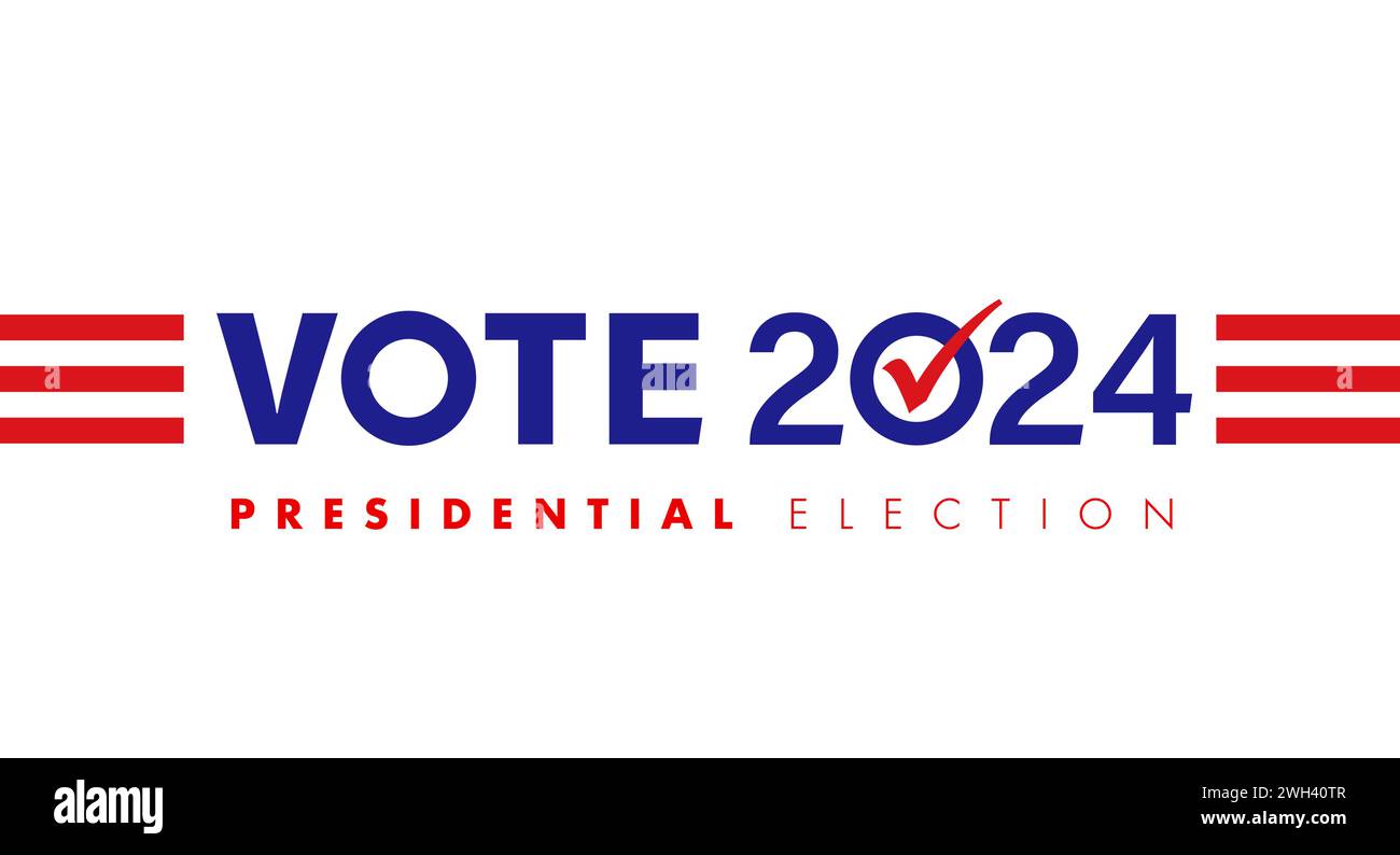 Vote 2024, Presidential Election USA concept. Election Day 2024