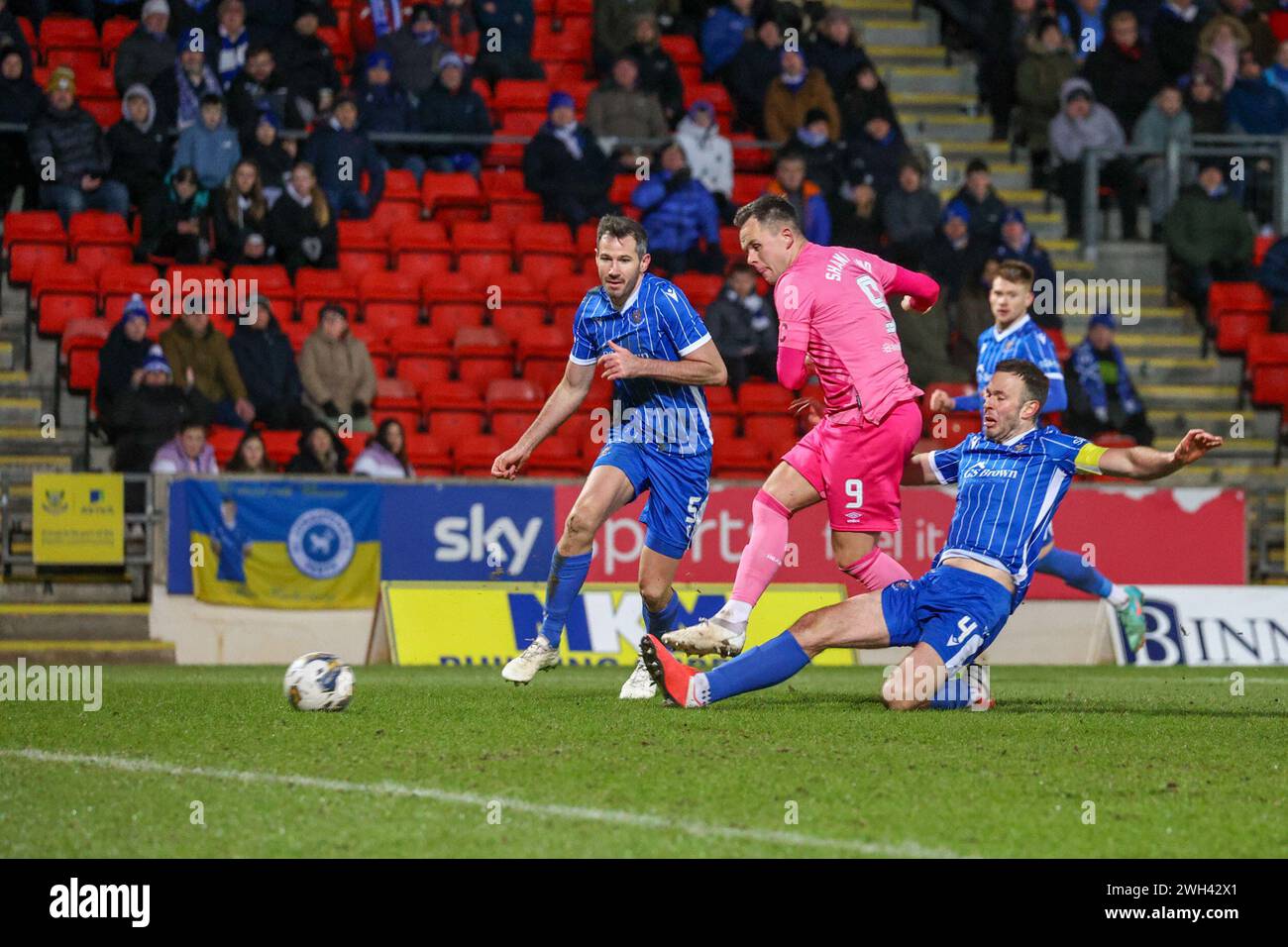 McDairmid Park. Perth. Scotland. 7 February 2024 Cinch Scottish ...