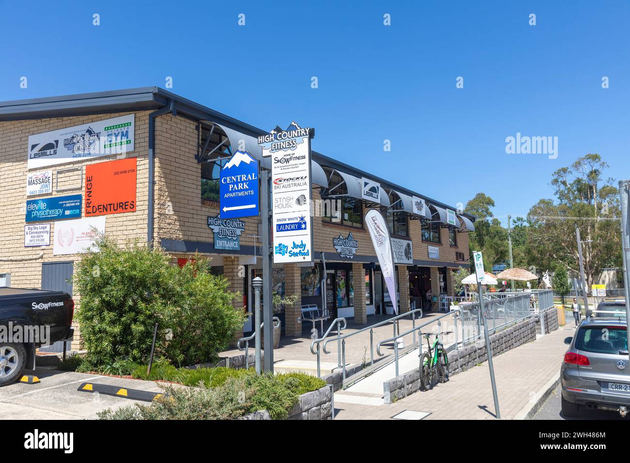 Jindabyne Australian town in the Snowy Monaro region, town centre with