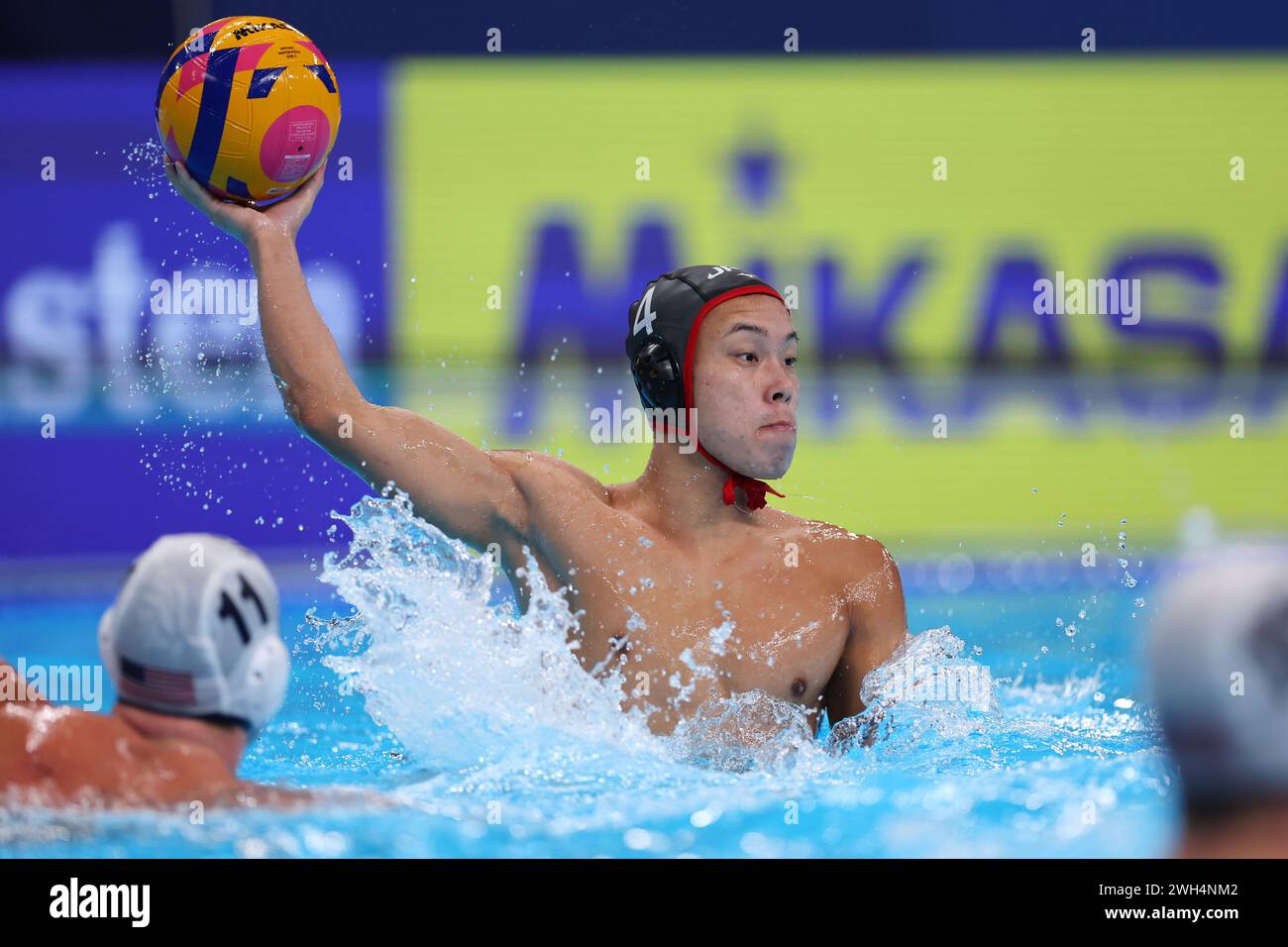 Doha, Qatar. 7th Feb, 2024. Daichi Ogihara (JPN) Water Polo World