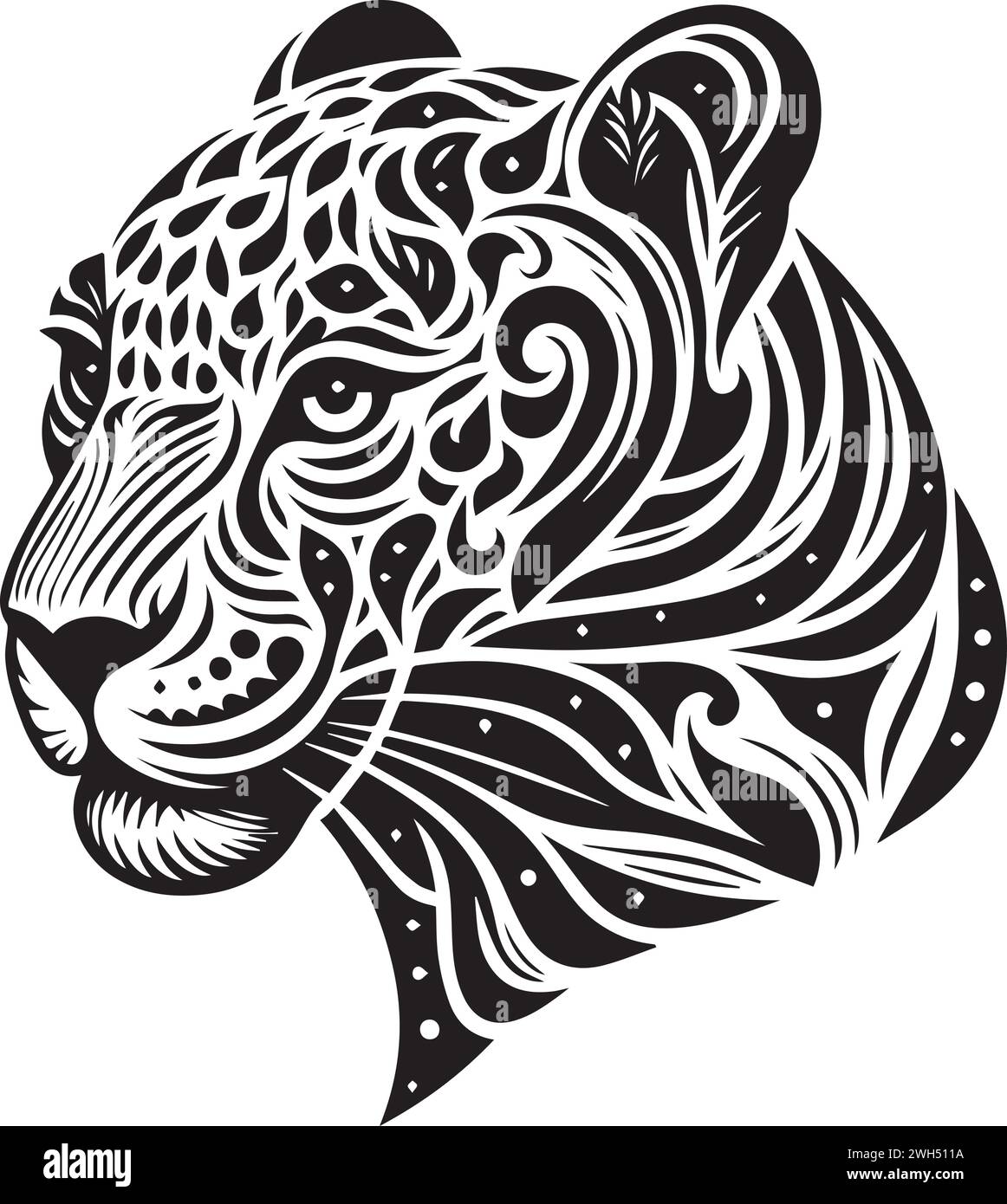 Leopard design vector files Stock Vector Image & Art - Alamy