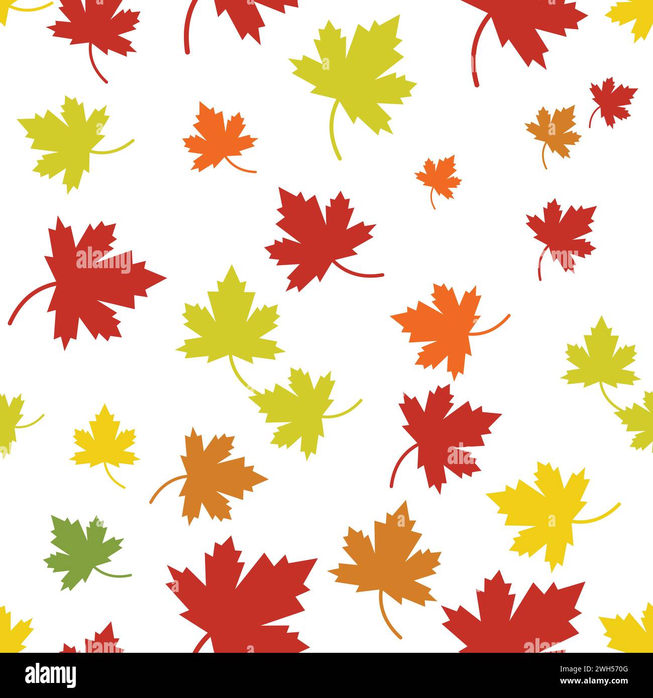 Maple leaf seamless vector illustration Stock Vector Image & Art - Alamy