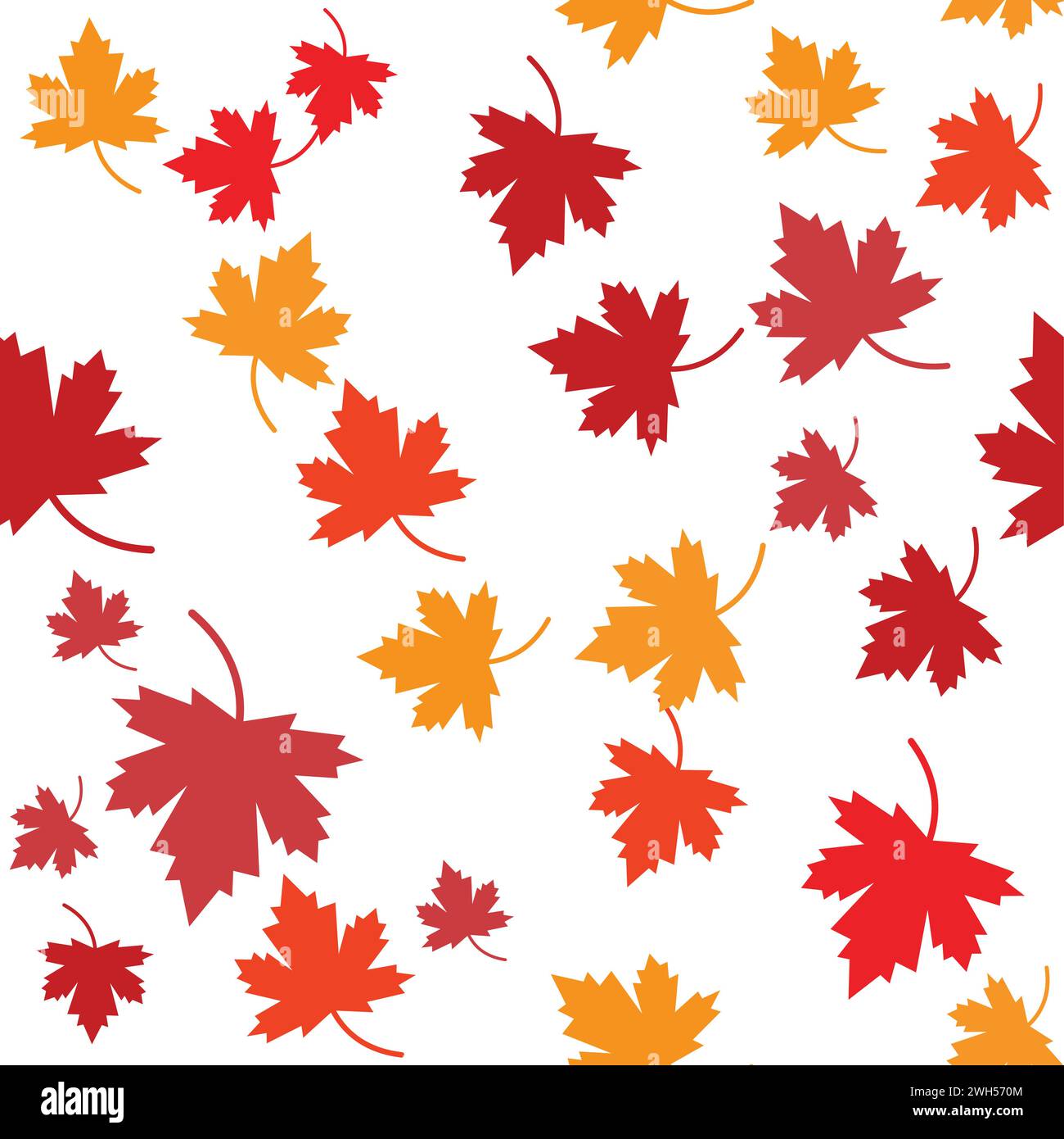 Maple leaf seamless vector illustration Stock Vector Image & Art - Alamy