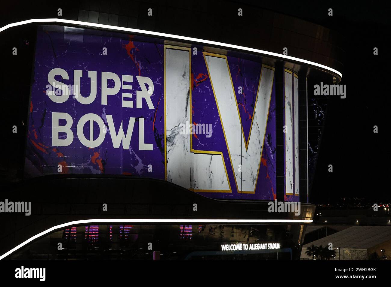 Las Vegas, NV, USA. 07th Feb, 2024. An exterior view of Allegiant