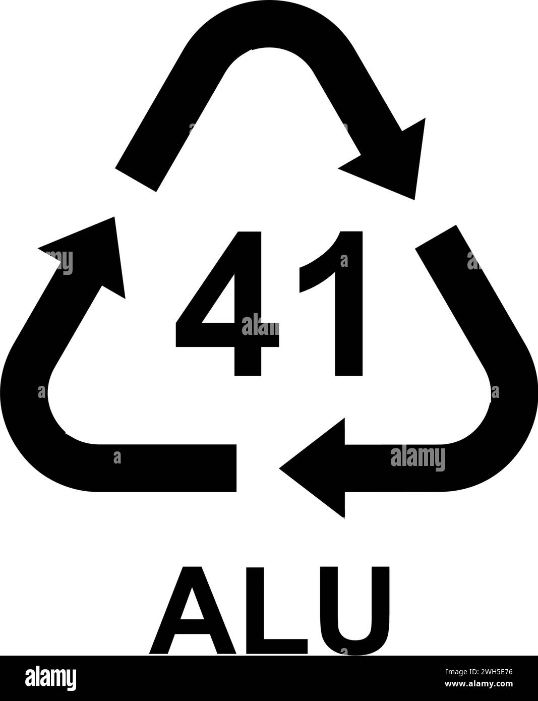 Recycling codes for all types of materials stock vector image art alamy