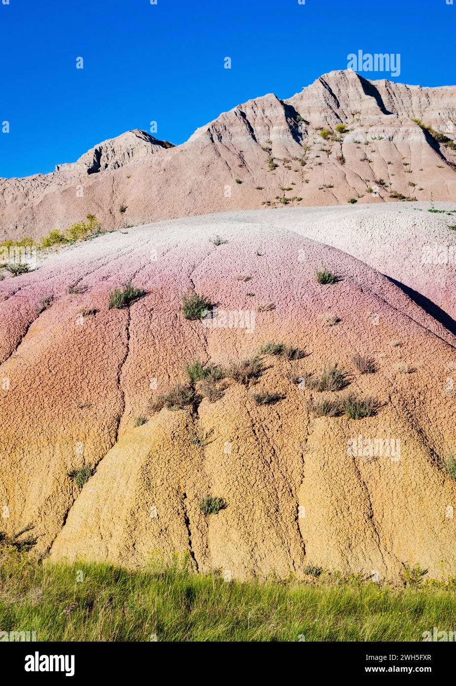 The Painted Desert at Badlands National Park in South Dakota, USA Stock Photo Alamy