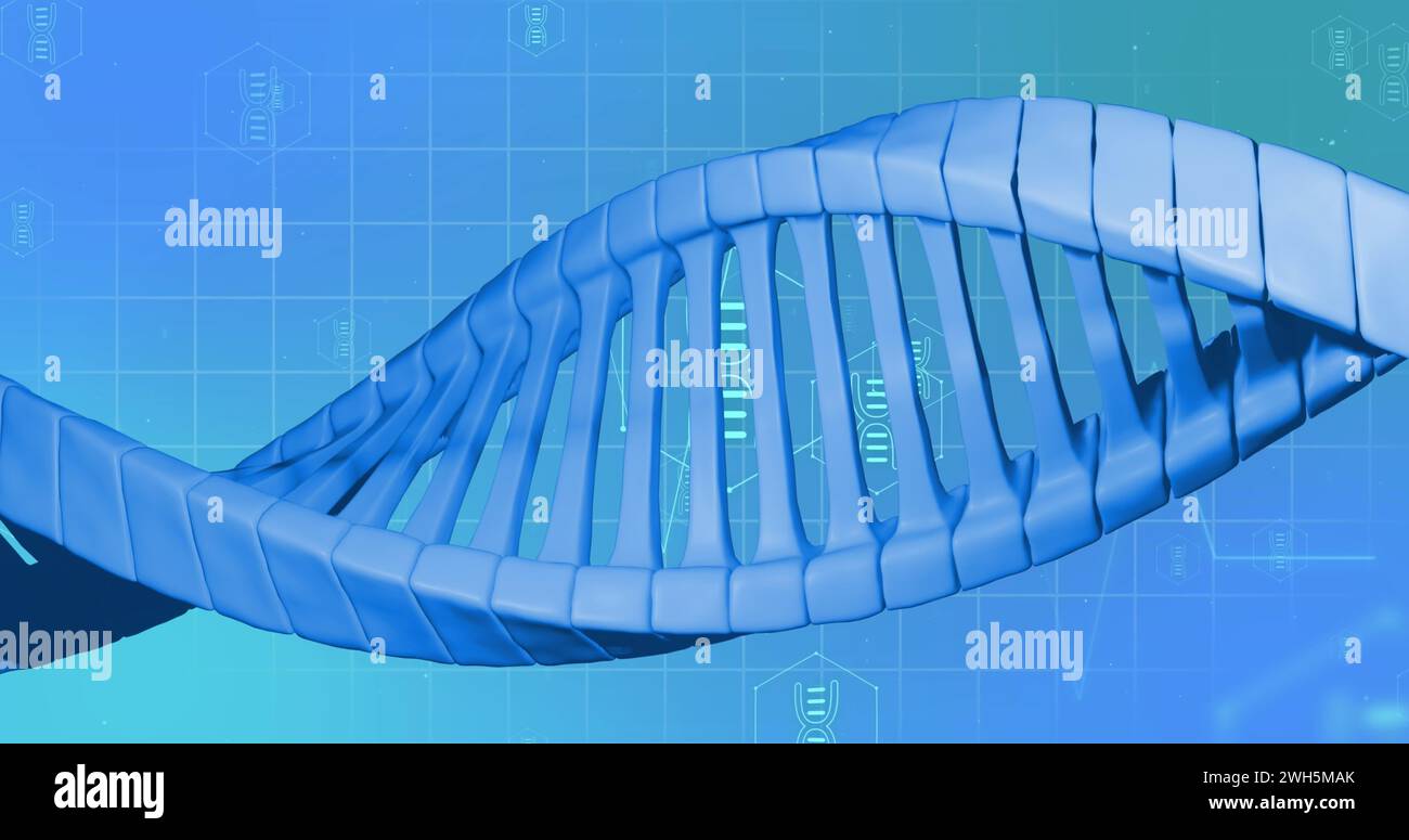 Dna strand technology icons network hi-res stock photography and images ...