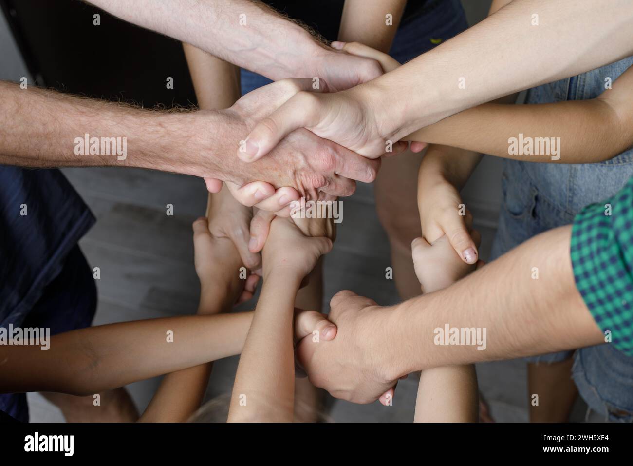 Hand friendship education job hi-res stock photography and images - Alamy