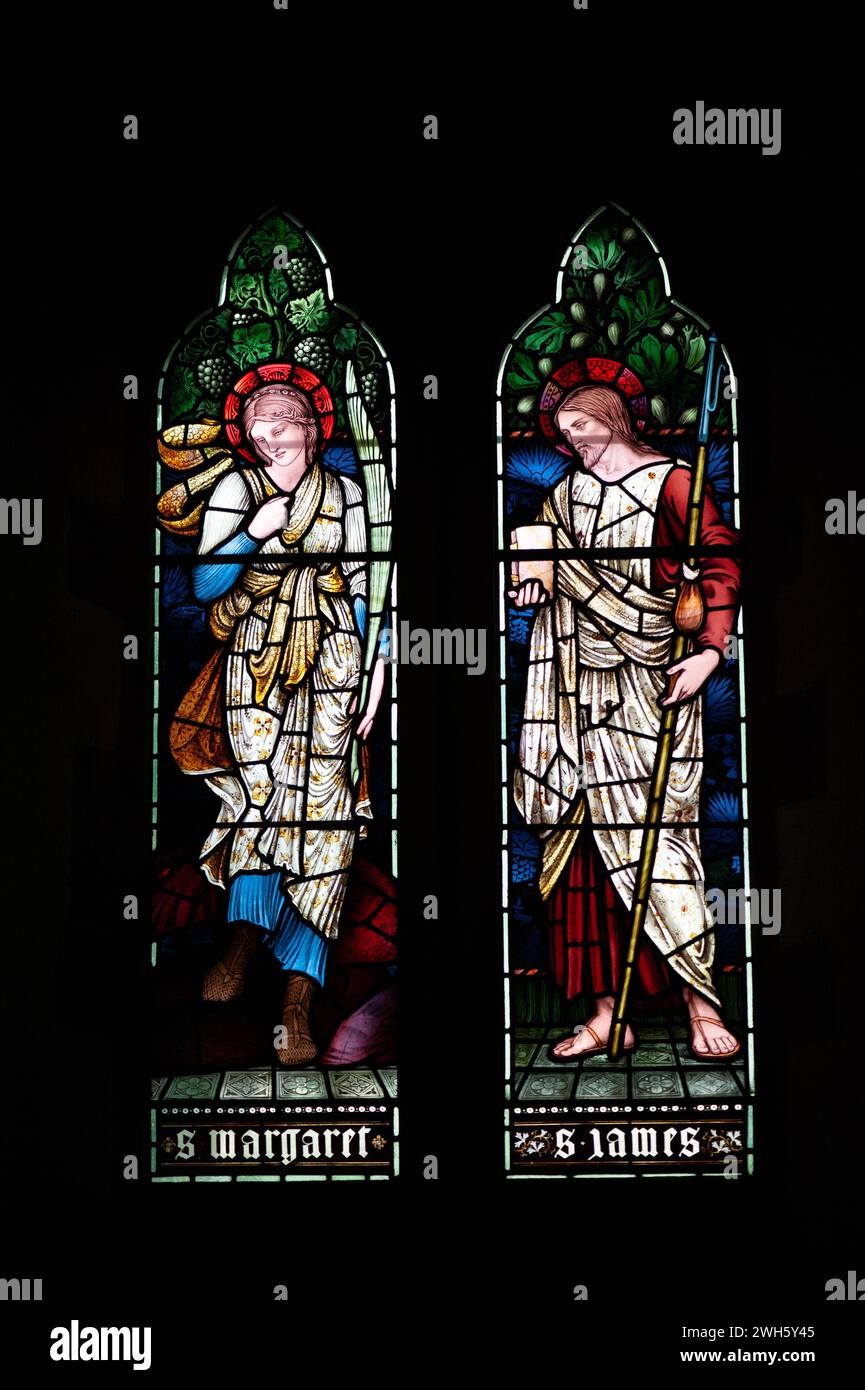 East window, designed by the Pre-Raphaelite artist Edward Burne-Jones ...