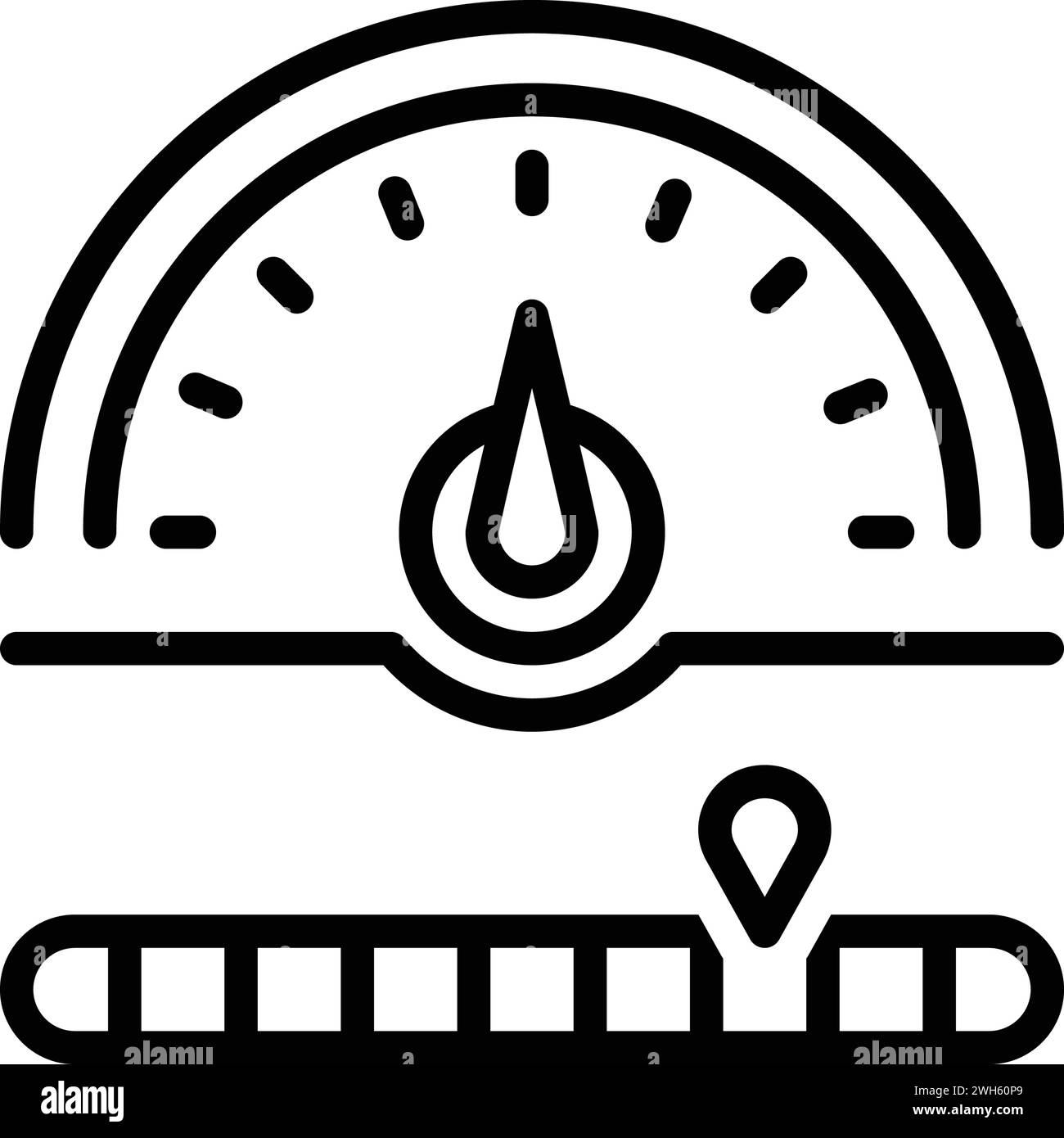 Icon for meter,speedometer Stock Vector Image & Art - Alamy
