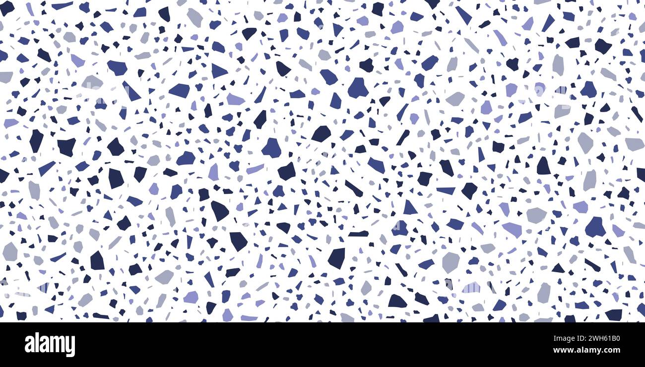 Purple, black, blue and white terrazzo marble tile pattern or ...