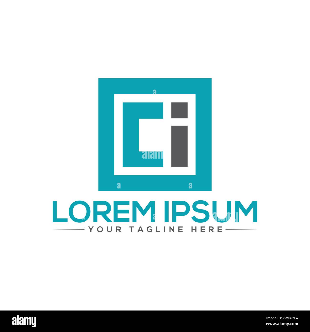CI Letter Logo Design Stock Vector Image & Art - Alamy