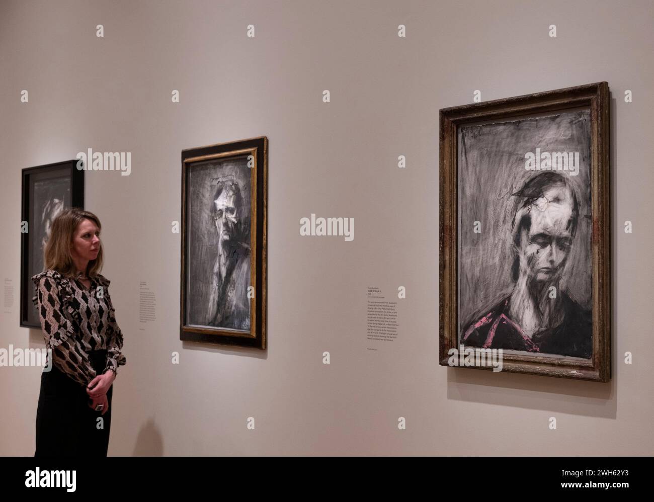 The Courtauld Gallery, London, UK. 8th Feb, 2024. Frank Auerbach: The ...