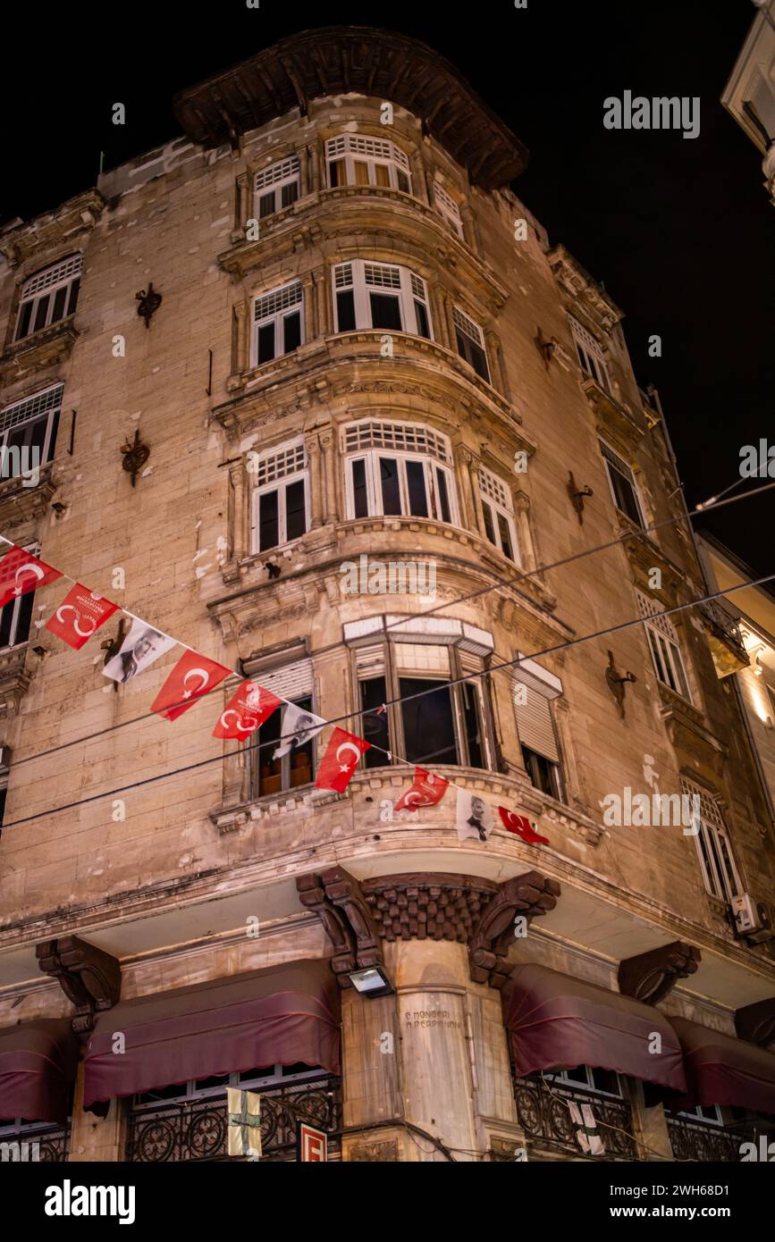 A timeless glimpse into Istanbul's past with an old building 
