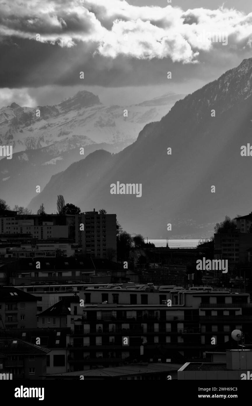 Cityscape of lausanne Black and White Stock Photos & Images Alamy