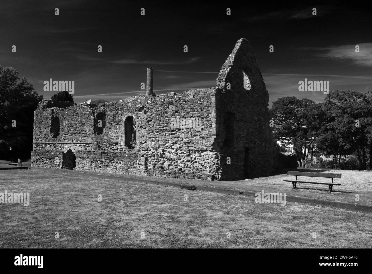 The Norman House, Christchurch town, Dorset; England, UK Stock Photo