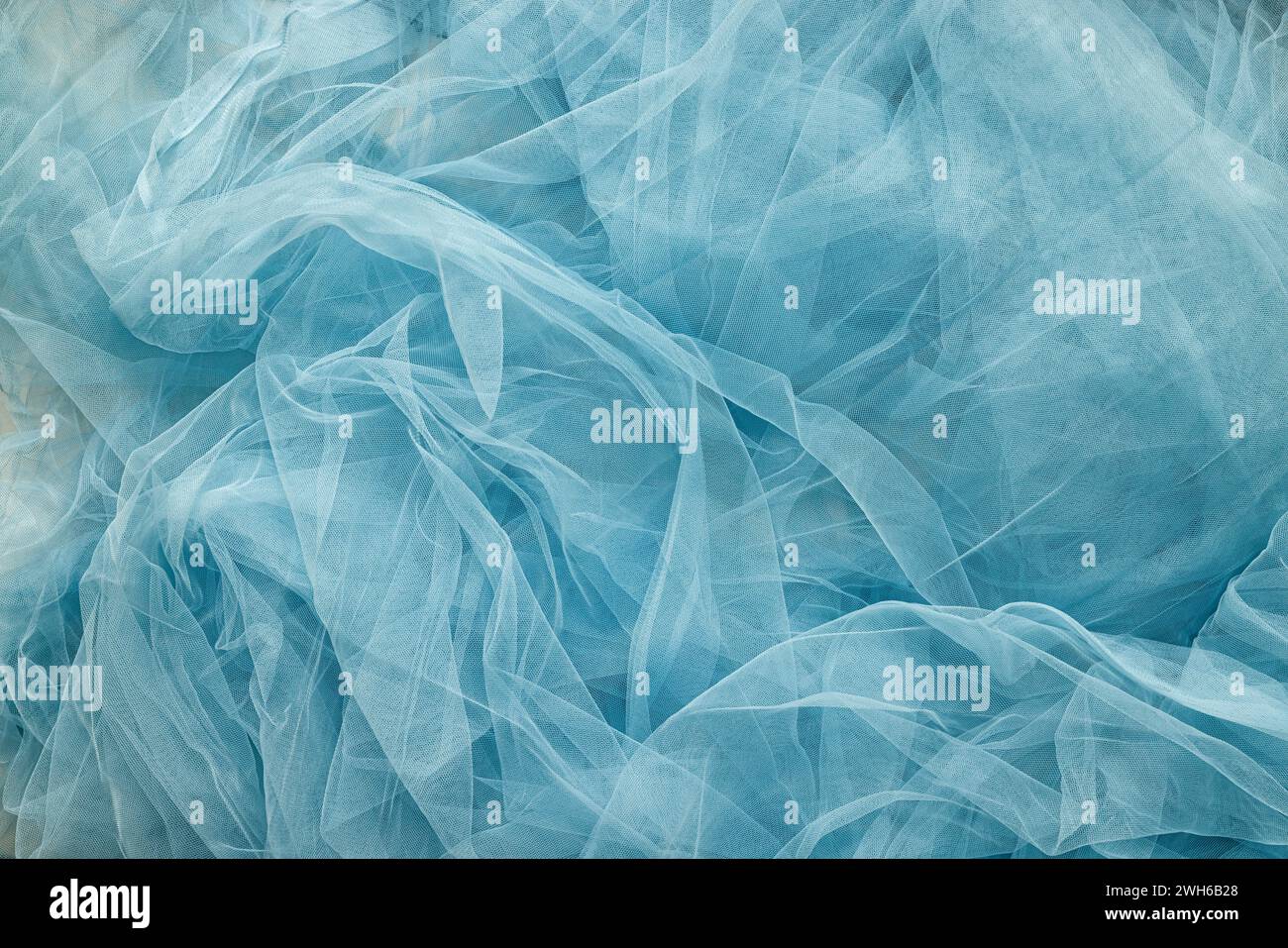Wrinkled fabrics used for textured backdrops or wallpapers Stock Photo