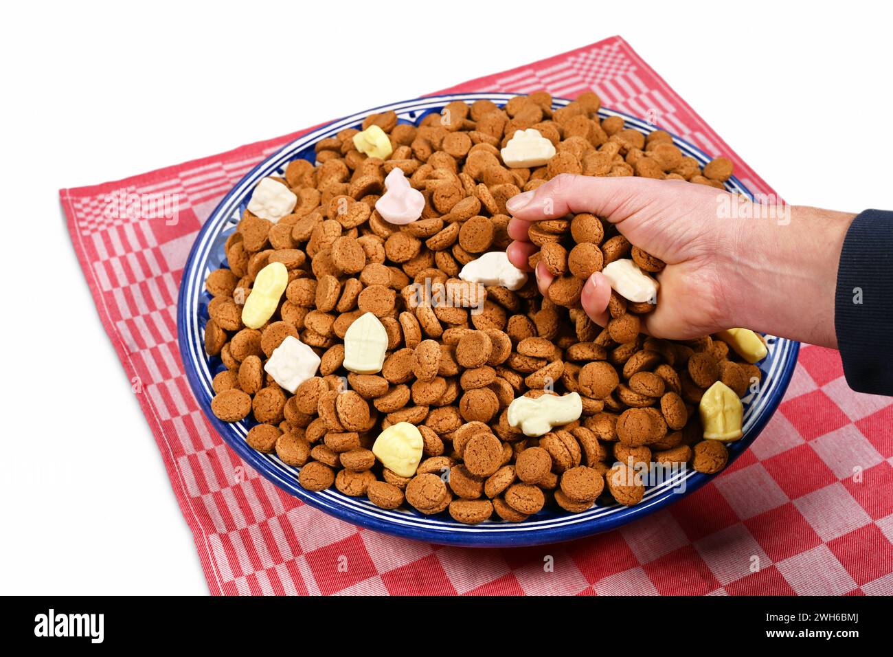 Bowl full of sweets Stock Photo
