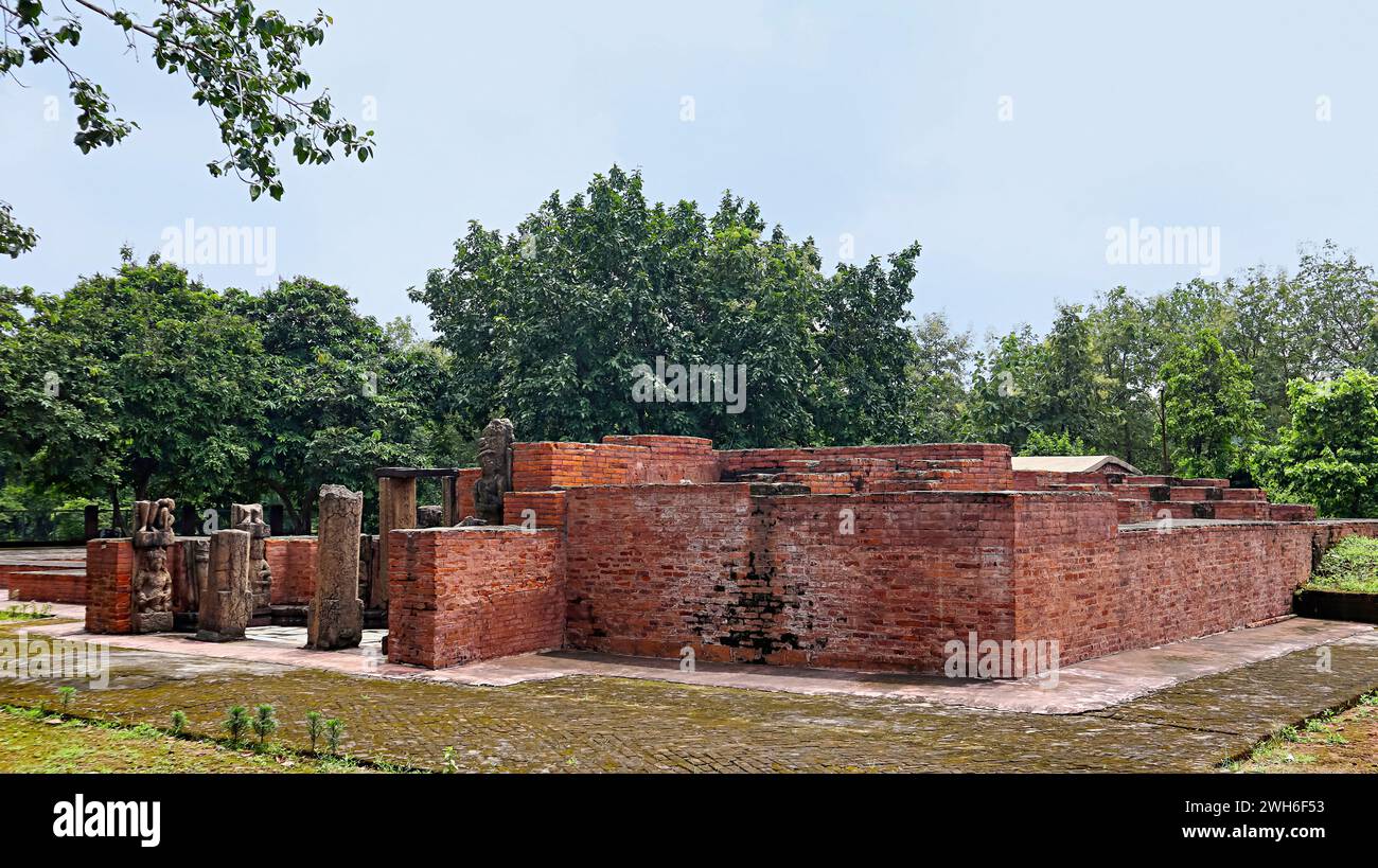 Anandprabhkuti Vihar, Sirpur, Mahasamund, Chhattisgarh, India. Stock Photo