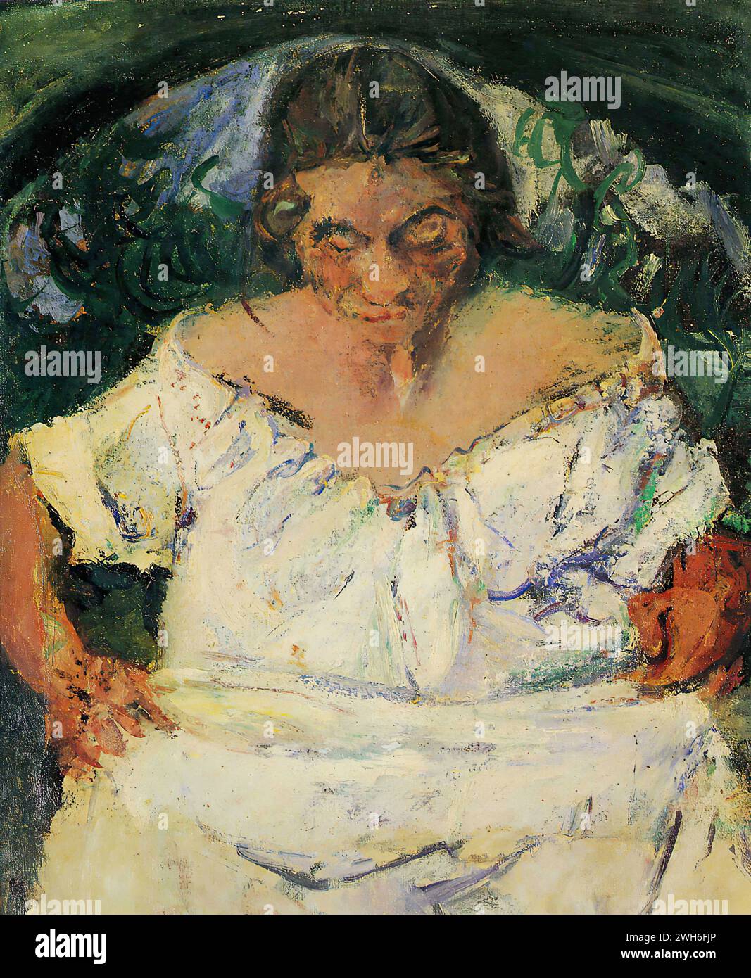 Chaïm Soutine, (1893–1943), Russian-French, Expressionism Marie au bain ...