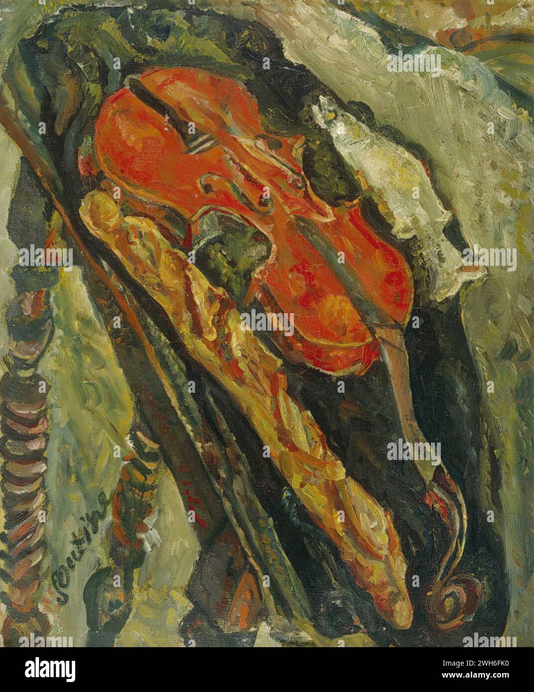 Chaïm Soutine, (1893–1943), Russian-French, Expressionism Nature morte ...
