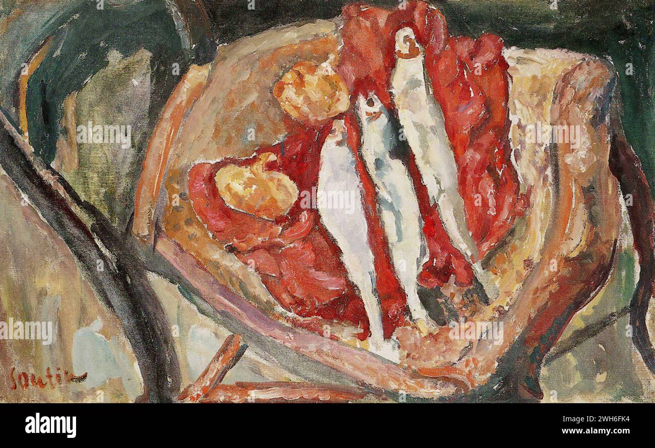 Chaïm Soutine, (1893–1943), Russian-French, Expressionism Nature morte ...
