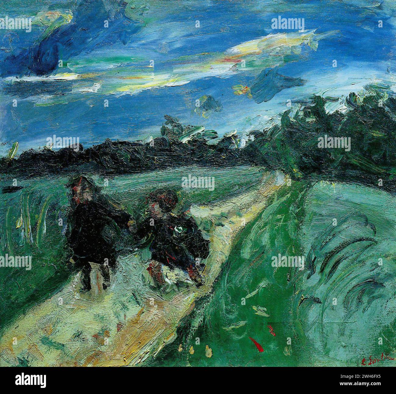 Chaïm Soutine, (1893–1943), Russian-French, Expressionism Retour de l ...