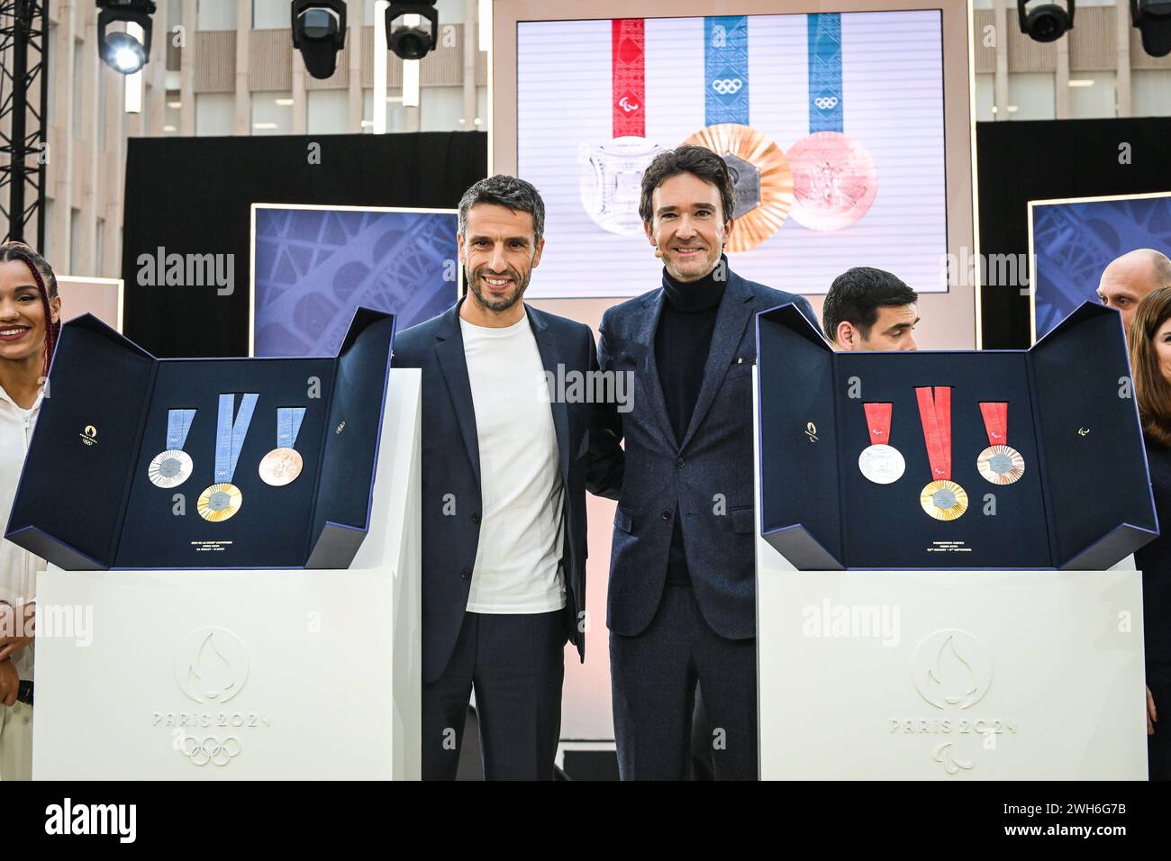 SaintDenis, France, France. 8th Feb, 2024. President of the Paris 2024