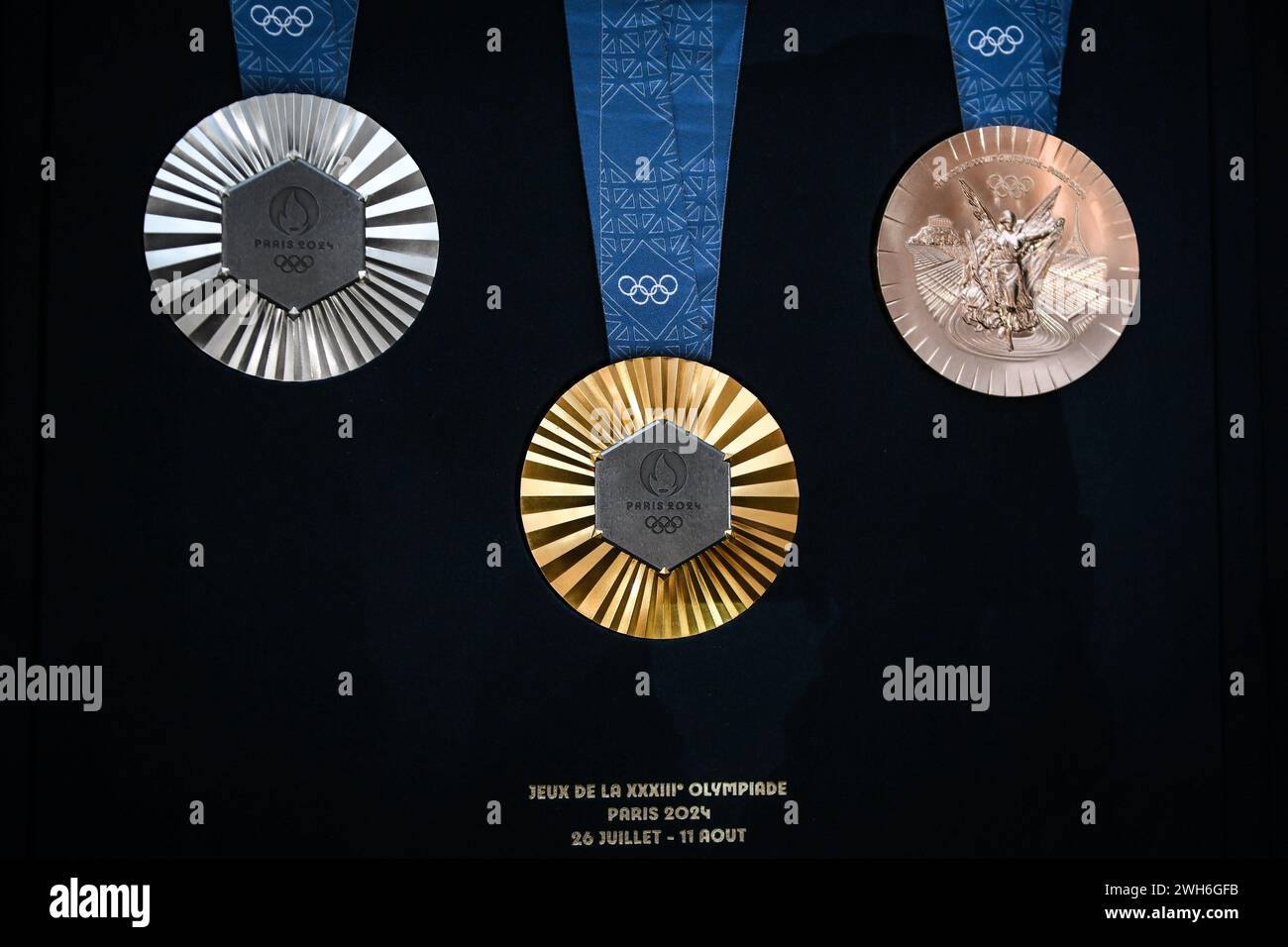 SaintDenis, France, France. 8th Feb, 2024. Illustration of the Olympic