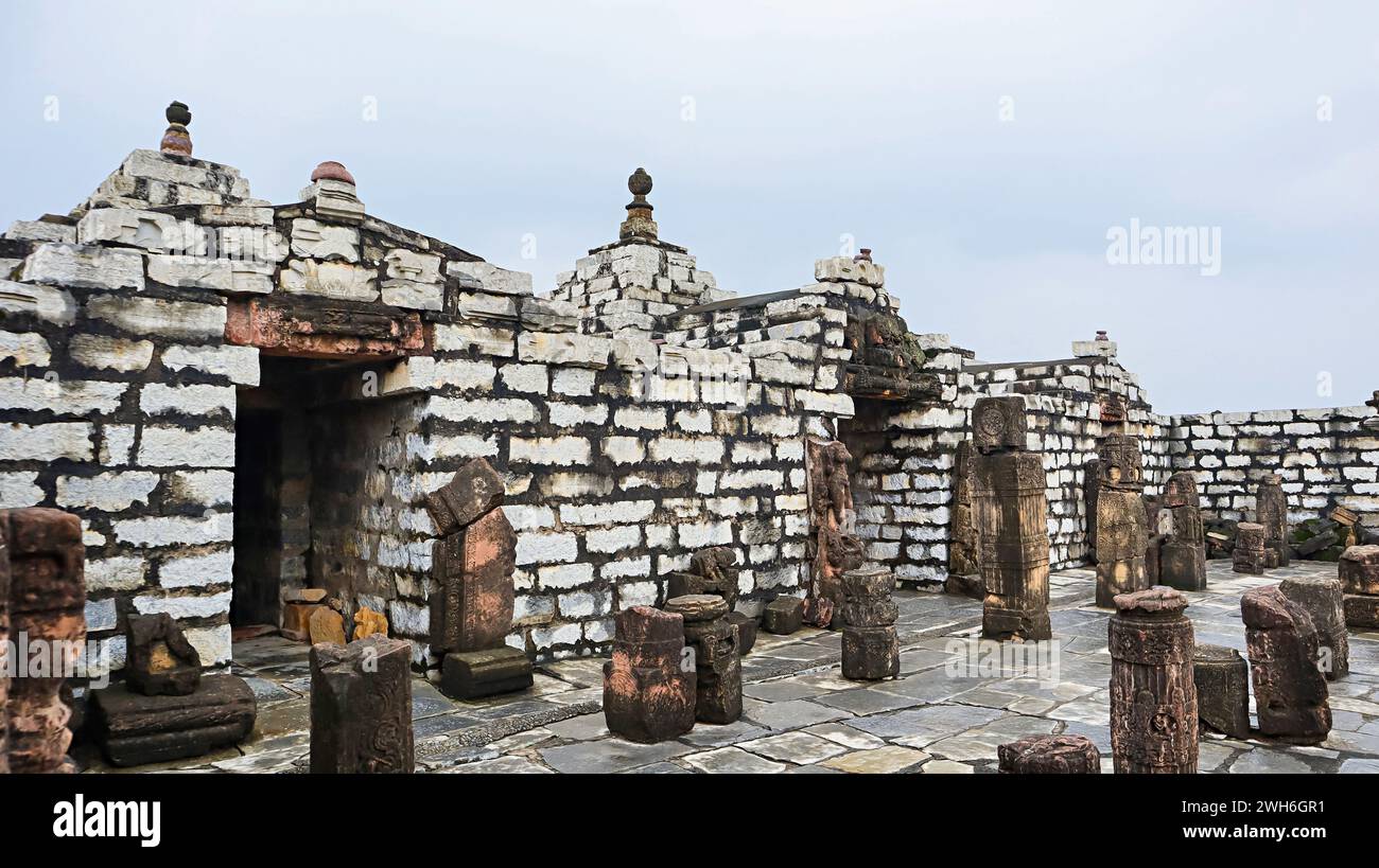 View of Surang Tila Temple, built With Dress Stone Blocks. Sirpur, Mahasamund, Chhattisgarh, India. Stock Photo