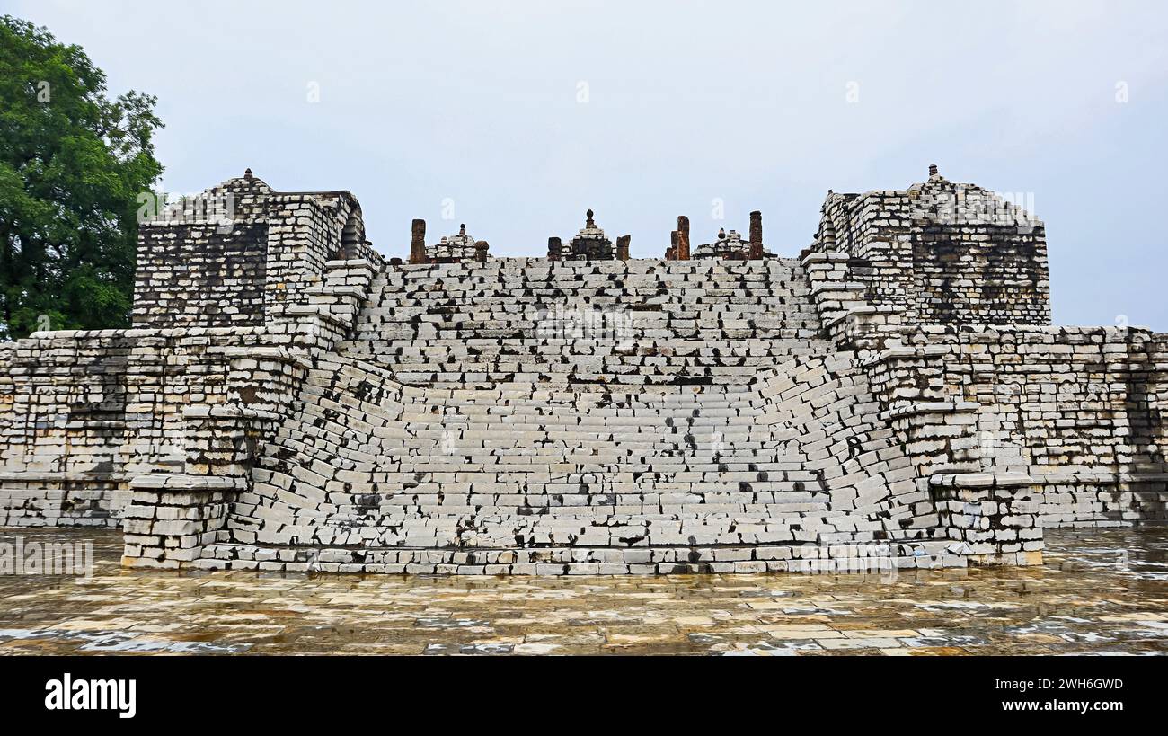 Surang Tila Temple, built With Dress Stone Blocks. Sirpur, Mahasamund, Chhattisgarh, India. Stock Photo
