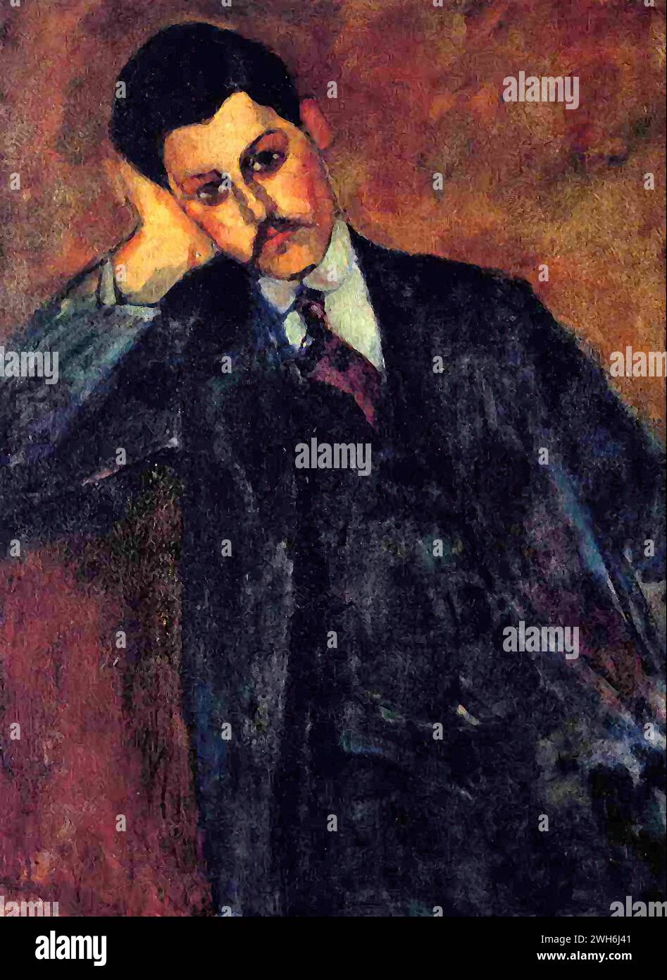 Amedeo Modigliani (1884-1920), Italian, Modernism - Portrait of Jean ...