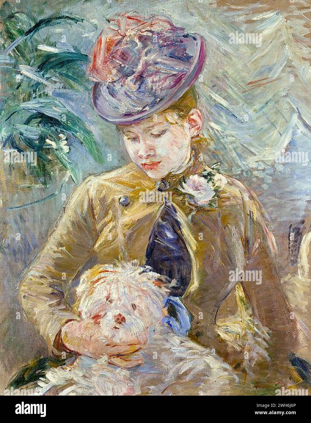 berthe-morisot-1841-1895-french-impressionism-young-girl-with-a