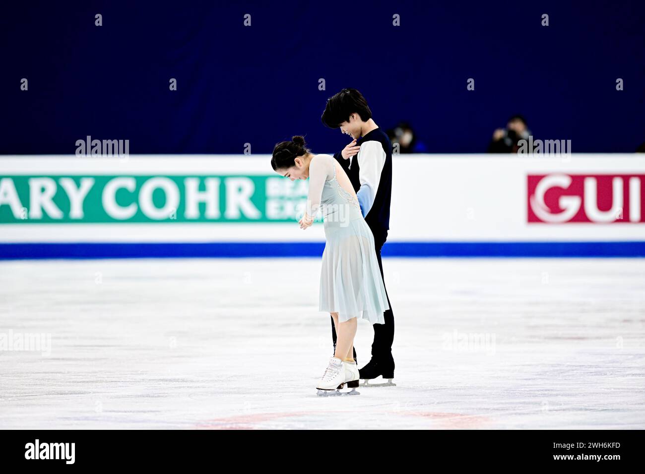 Azusa TANAKA & Shingo NISHIYAMA (JPN), during Ice Dance
